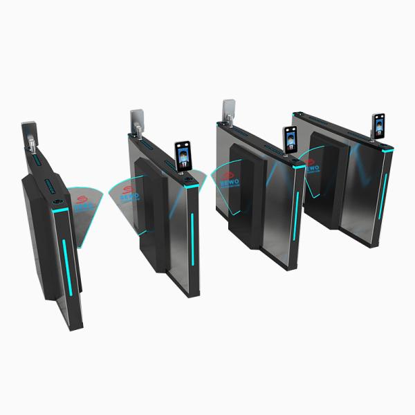 Security Flap Barrier Gates Fully Automatic Mechanism Access Control Turnstile