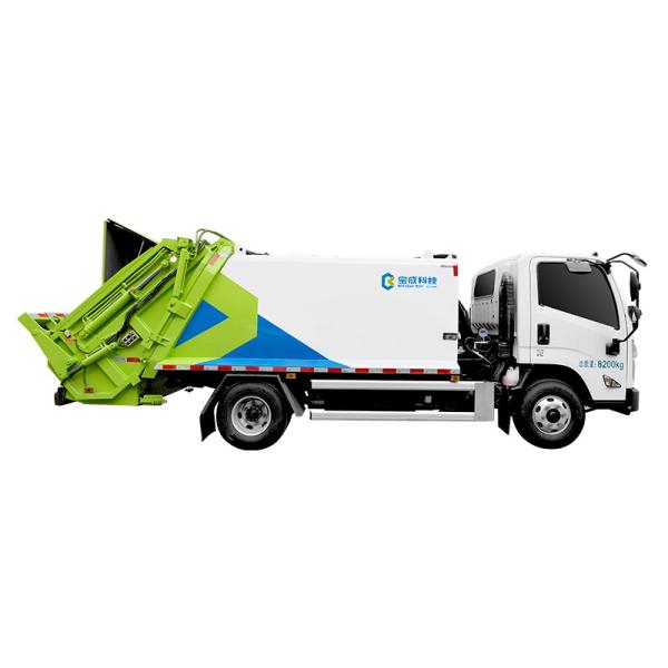 Customizable Compressed Garbage Truck Satellite Positioning Compactor Truck