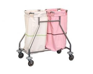 China Medical Waste Collecting Hospital Instrument Trolley Stainless Steel Medical Nursing Care Trolley wholesale