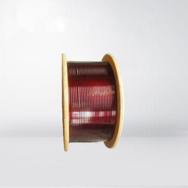 Quality Class A Rectangular / Flat Enamelled Copper Wire 200 Degree For Transformers for sale