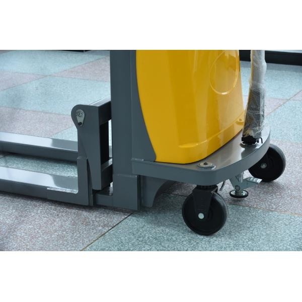 Fork Width Adjustable Electric Pallet Stacker 1 Ton 2 Ton DC Motor Semi Electric Stacker