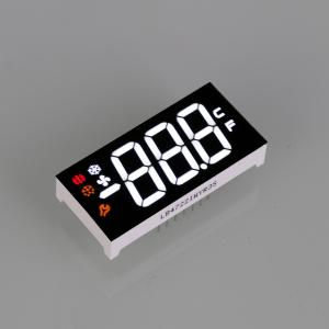 China Ultra Bright White 3digit Seven Segment LED Display For Temperature Controllers wholesale