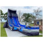 Factory Price Customized Inflatable Water Slide Inflatable Pool With Slide Red