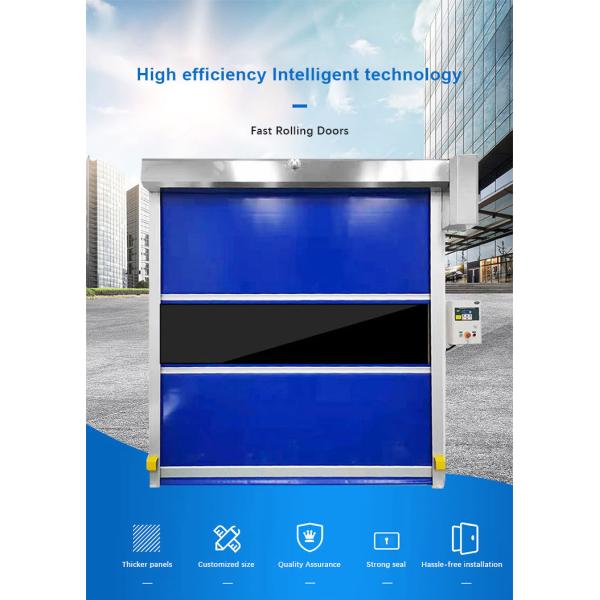 Security Rapid Roller Doors with Easy Installation Low Maintenance / Noise Reduction Modern Commercial