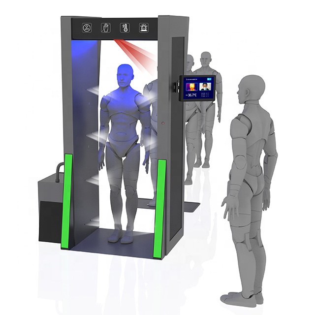 Reliable Walk Through Body Temperature Scanner With Disinfection Function