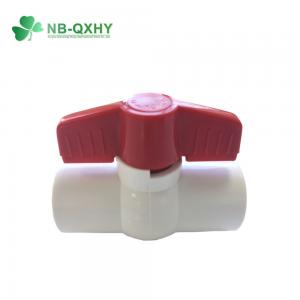 China Water Supply PVC Socket Ball Valve with High Pressure and Multiple Handle Variations wholesale