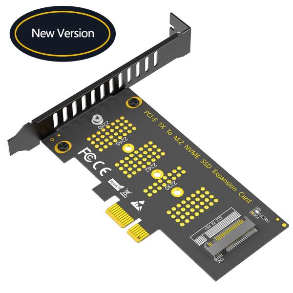 M.2 NVMe SSD NGFF TO PCIE X1 adapter card M Key interface card Support PCI