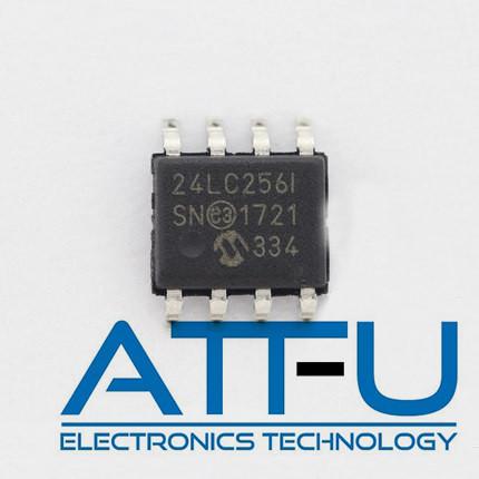 Quality Durable Erasable PROM Memory Chip IC EEPROM 256K I2C 400KHZ 8 SOIC 24LC256T-I/SN for sale