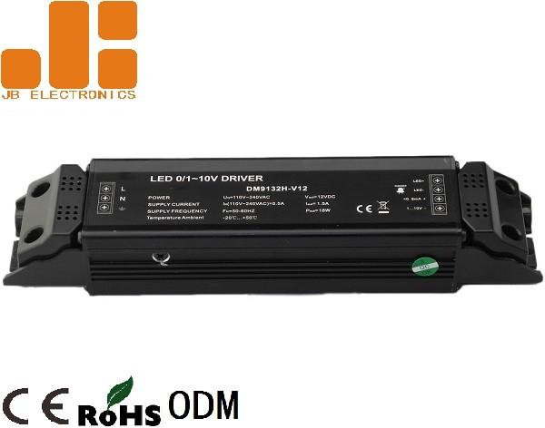 18W Constant Voltage 0 10V LED Controller With Aluminium Alloy Shell AC100V -