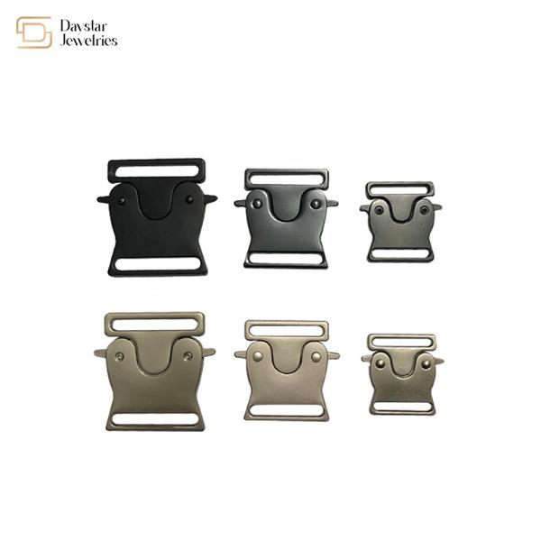 Luggage Straps Metal Quick Release Buckle , Pet Collar Military Belt Buckle
