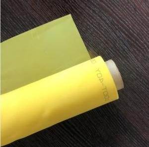 China 32T-80T Mesh Count Monofilament Polyester Screen Fabric With Good Dimensional Stability wholesale
