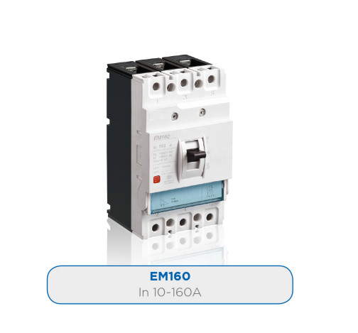 KEMA 160A 400V EM160 Molded Case Circuit Breaker