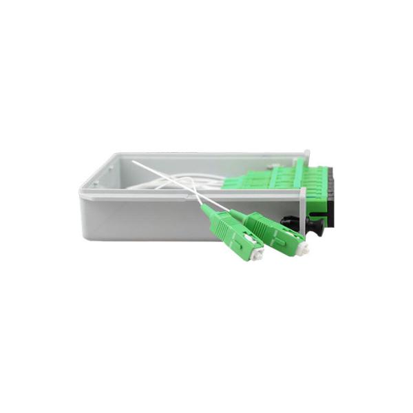 SC APC 1x8 Optical Fiber Splitter, cassette plc fiber optic splitter fTTH