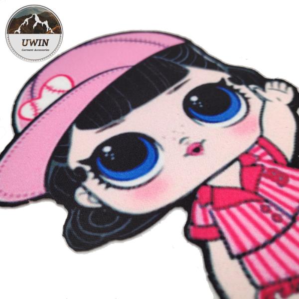 Popular Sequin Embroidered Badge Patch LOL Various Shapes With Sew On Backing