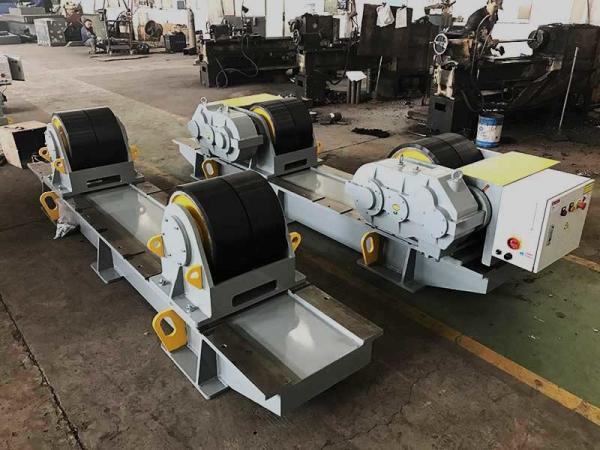 Quality 80 Ton Wind Tower welding Turning Rolls ,PU Wheel Pipe Welding Rotator for sale
