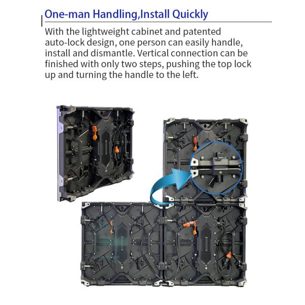 Immersive Design Rent LED Video Wall Adjustable Color Temperature