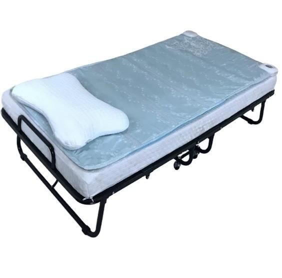 Quality 2022 Iron Cot with Caster Wheels Babies and Kids Guest Bed Frame of Good Qualit for sale