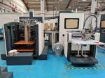 Fully Automatic Lid And Base Gift Rigid Box Making Machine With Visual