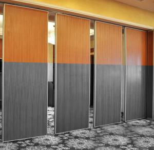 China Easy Moved and Installation Aluminum Sliding Portable Sound Proof Wooden Partition Walls wholesale