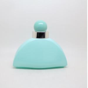 100ml screen printing empty fancy pump glass perfume bottle