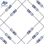 1/4w 1 ohm half short circuit resistance good fuse fixed resistor led color code
