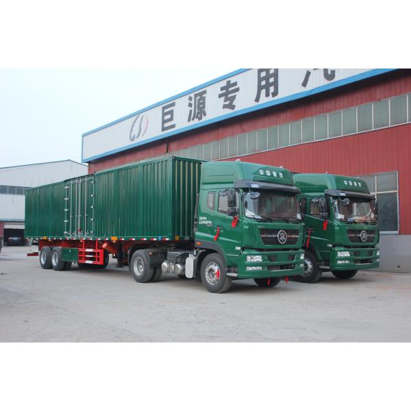 Mechanical Suspension 20FT 40FT Box Semi Trailer with Side Door Van Cargo Semi Trailer