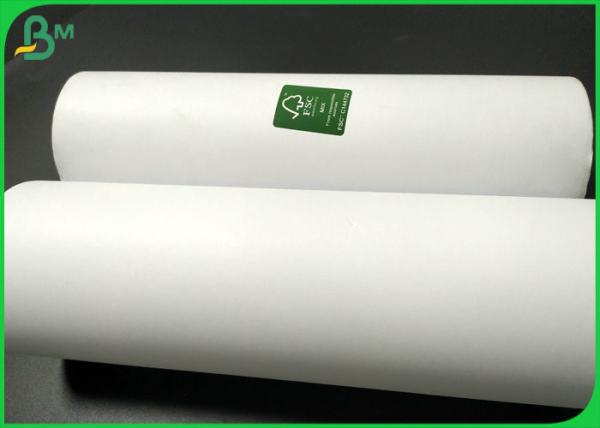 2 Inch 3 Inch Core Uncoated CAD Plotter Paper Roll For Engineering Design