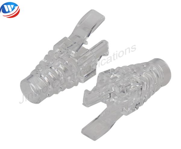 Quality Polycarbonate Modular Plug Boot Transparent Rj45 Connector Metal Shielded for sale