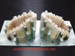 What is the density of epoxy and pu tooling board? Divided into low,medium and