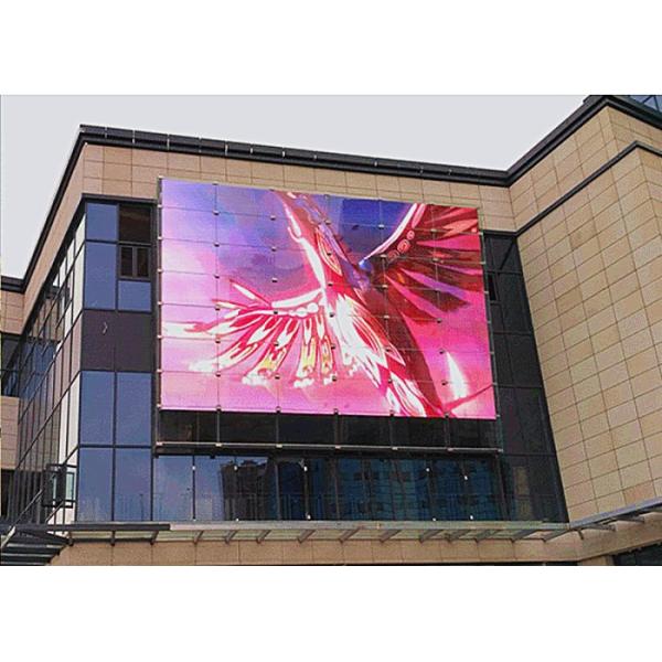 Electronic Led Mesh Flexible Curtain Screen , Outdoor SMD Led Display Rainproof