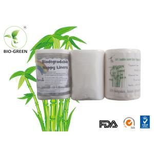 China Disposable Bamboo Diaper Liners For Babies 100% Biodegradable Material wholesale