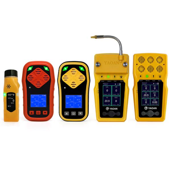 Quality IP67 Rated Portable Gas Detectors ABS with 24 Month Sensor Life for sale