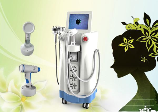 Quality HIFU fat reduction machine with 12mm focus depth Clinic using  Cavitation +RF +HIFU handles for sale