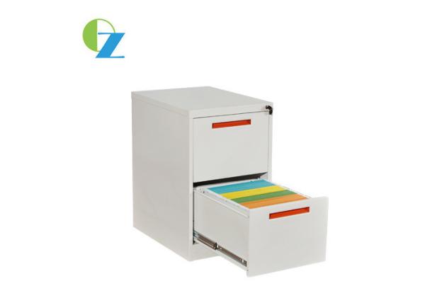 Quality KD Structure Vertical Metal File Cabinets For Office , Gray 2 Drawer File Cabinet for sale