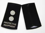 Handmade Custom Embroidered Patches PVC Backing shoulder patches
