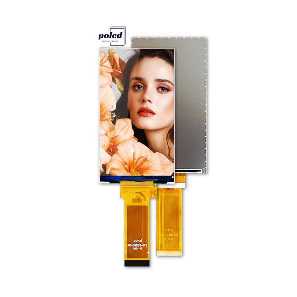 Quality Polcd 4.5 Inch TFT LCD Module 480*854 Resolution 300 Nits RGB 24bit Interface 4.5" LCD Display for sale