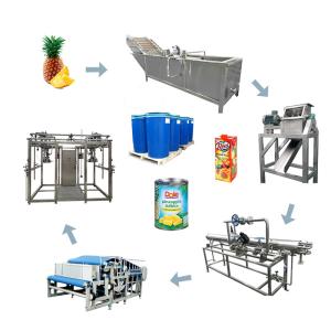 China Automatic Pineapple Juice Beverage Processing Line PLC Intelligent Control Simple Operation wholesale