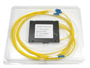 Singlemode Connectorized Optical Fiber Splitter LC/UPC 1x4 PLC Planar Lightwave Circuit
