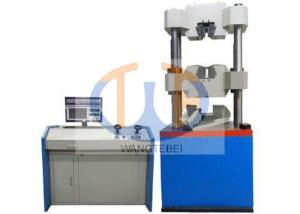 China Clip On Extensometer Hydraulic Tensile Testing Machine Adopting Remote Controller wholesale