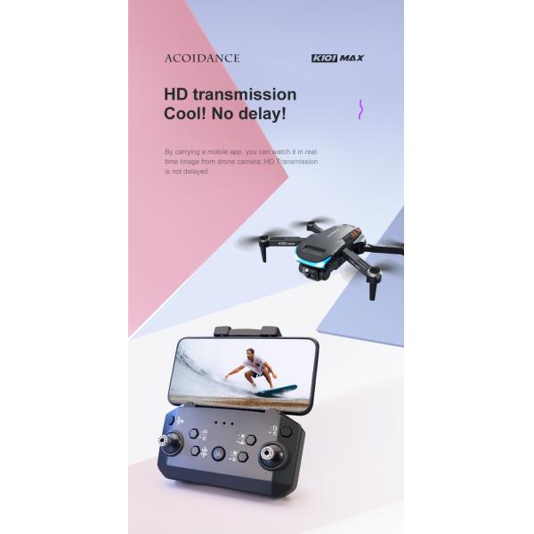 Beginner Operator Skill Level K101 Max Drone 4k Camera and GGPS Mini Toy Drone with 18-25 Minutes Maximum Flight Time