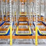 Adjustable Heavy Duty Push Back Pallet Racking System FEM Standard