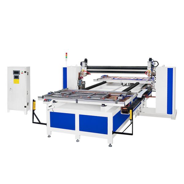 Quality Hwashi Security Stainless Sheet Door Plate Multi-Point Automatic Mobile Type Spot Welding Machine, Sheet Metal Welder for sale