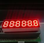 Ultra Bright Blue 6 Digit 7 Segment LED Display 0.32 Inch With Black Surface