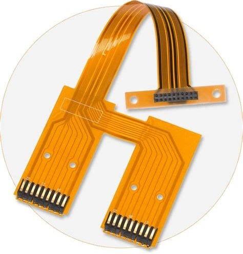 Quality Double Layer Flexible PCB Circuit LCD Display Polyimide Finished Copper 1OZ Polybag packing for sale
