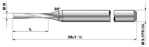 Prepreg Soft Base Materials CNC PCB End Mill Router Bits