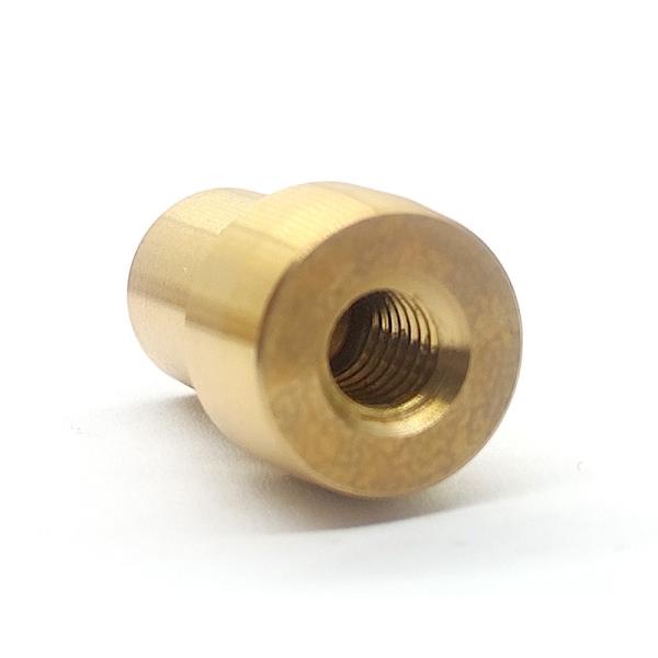 Gold Plated Brass Machined Components Turning Brass Terminal Connector