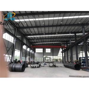 Prefabricated Multi Storey Steel Frame Construction With Crane