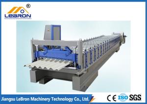 Blue color 2018 New Design Corrugated Roof Sheet Roll Forming Machine PLC Control Full Automatic made in China