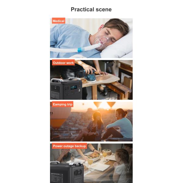 New energy generator MPPT input two-way 2000W quick lifepo4 portable power station 2000w