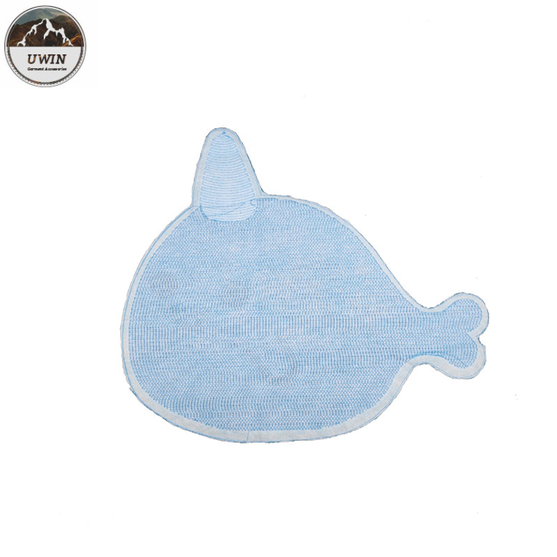 Reversible Cute Large Sequin Patches , Blue Unicorn Whale Iron On Patch